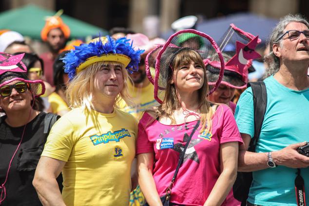 Fotos: Las comparsas de Bilbao calientan motores para la Aste Nagusia