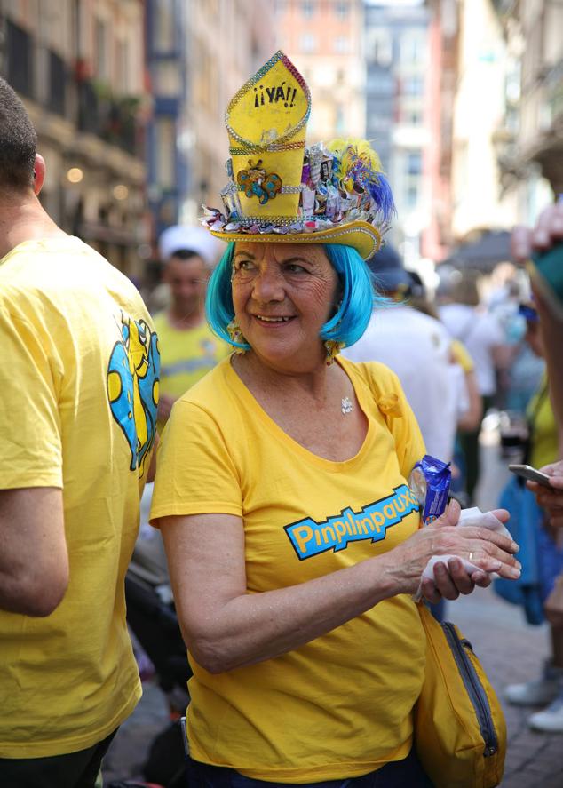 Fotos: Las comparsas de Bilbao calientan motores para la Aste Nagusia