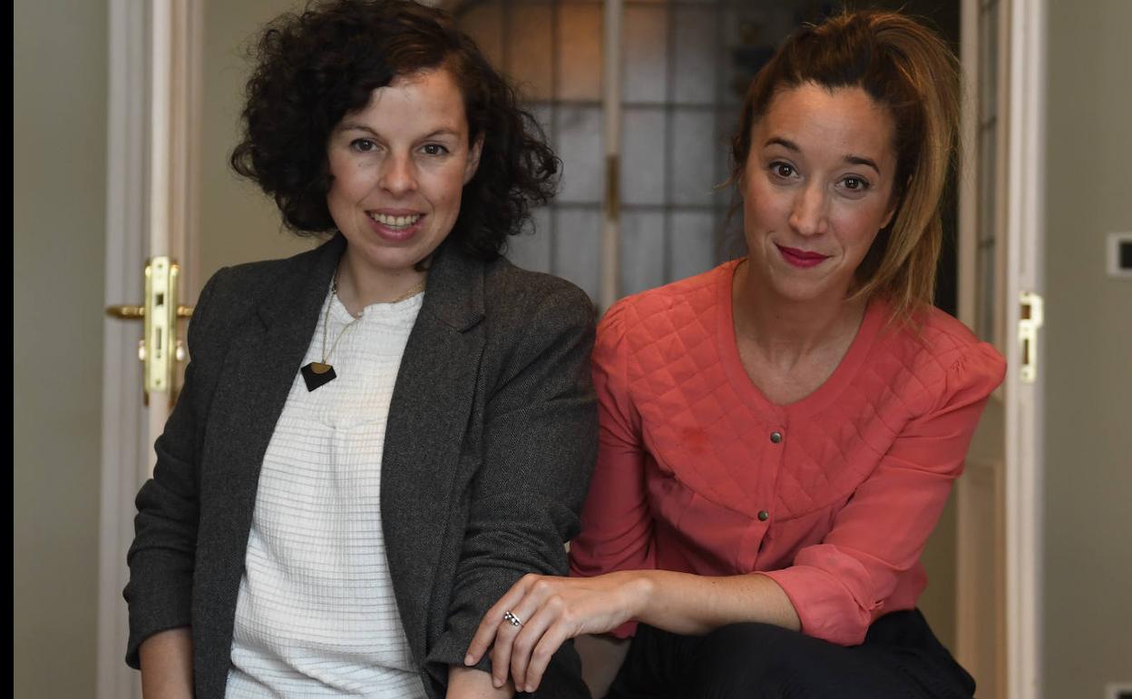 María Goiricelaya y Ane Pikaza presentaron ayer la programación del festival. 