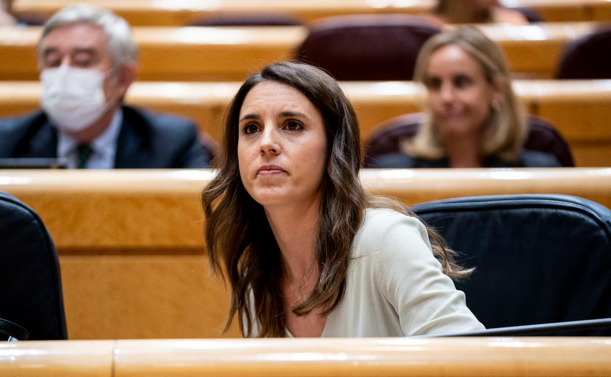 La ministra de Igualdad, Irene Montero.