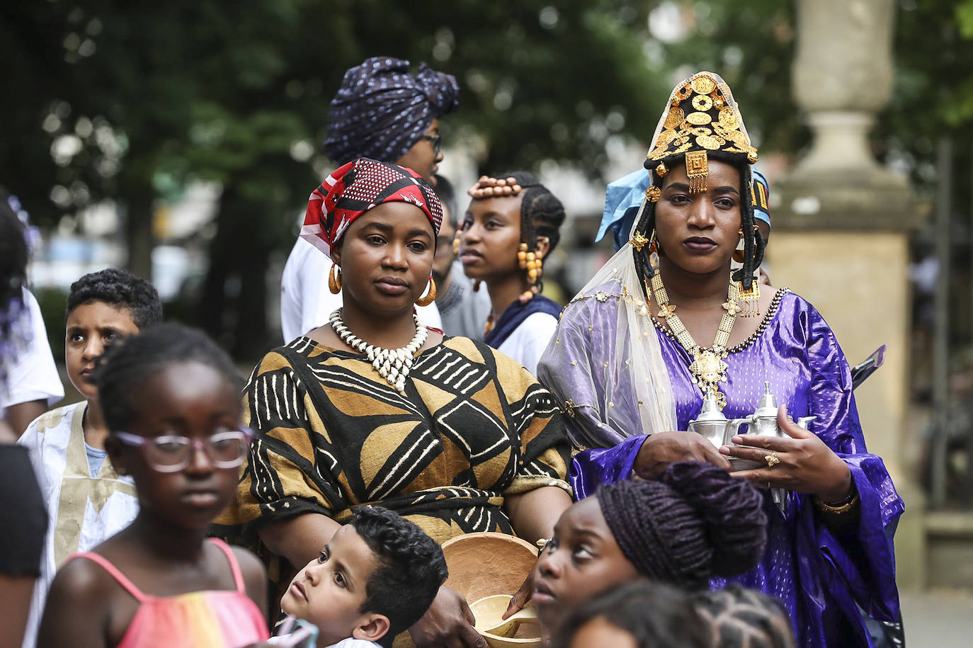 Fotos: Desfile de moda africana en el parque de la Florida