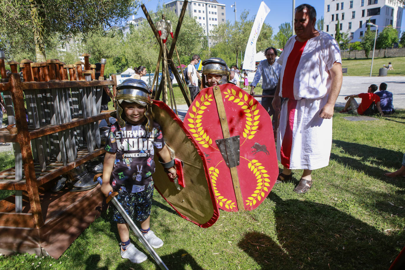 Fotos: Los romanos reconquistan el poblado de Mariturri