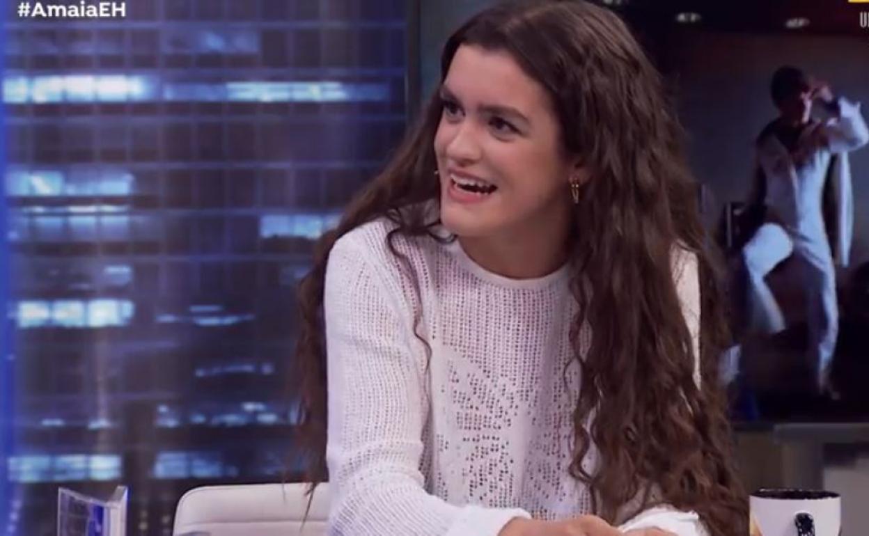 Amaia en El Hormiguero: Críticas a Eurovisión y disparatada idea con Aitana