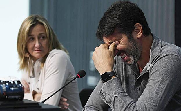 Mumbrú, en su despedida del Bilbao Basket. 