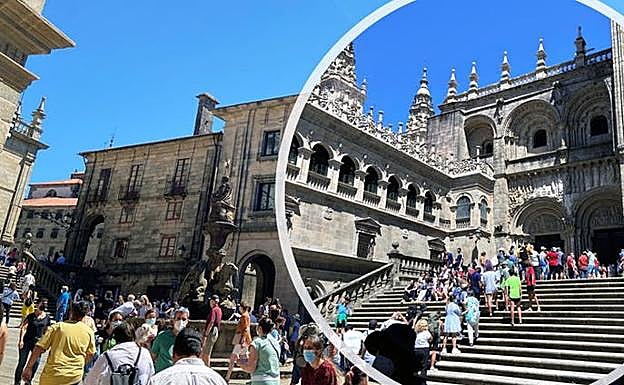 Masificación turística en Santiago de Compostela durante la pandemia de la covid-19. 