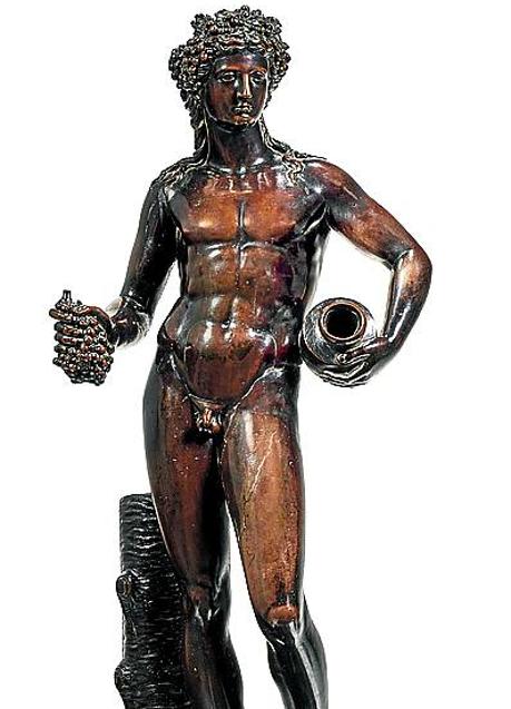 Imagen - Figura en bronce de Baco, hacia 1700. Atribuido a François Girardon.