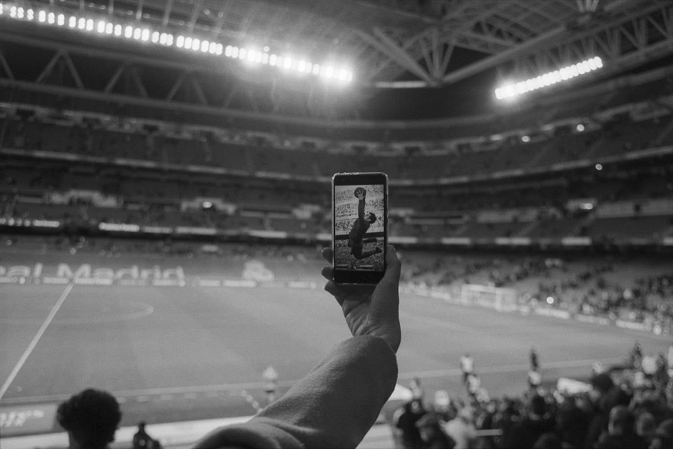 'La última parada', foto homenaje de Berasaluce a su padre, mítico portero del Alavés y del Real Madrid de las cinco copas de Europa