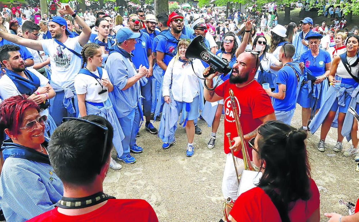 El templete de La Laguna fue el epicentro de la batalla de charangas. 