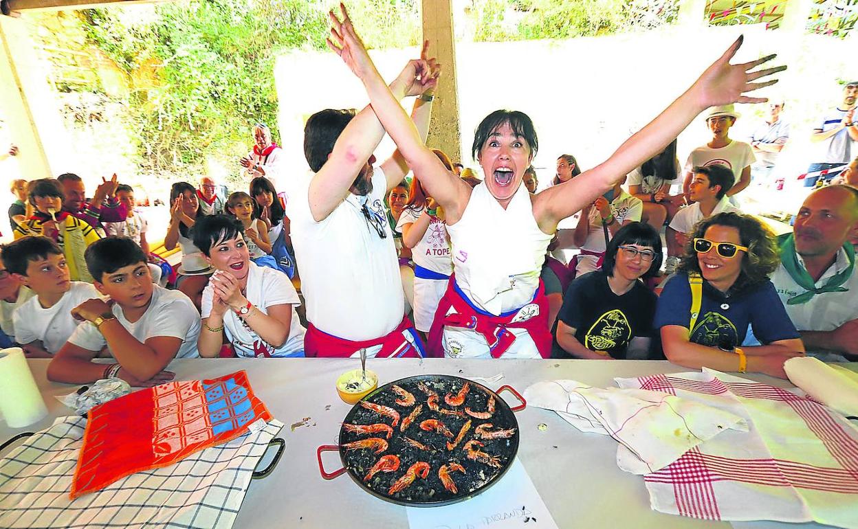 Emocionada. Así se mostró Eva García tras saber que ganó La Parranda. 