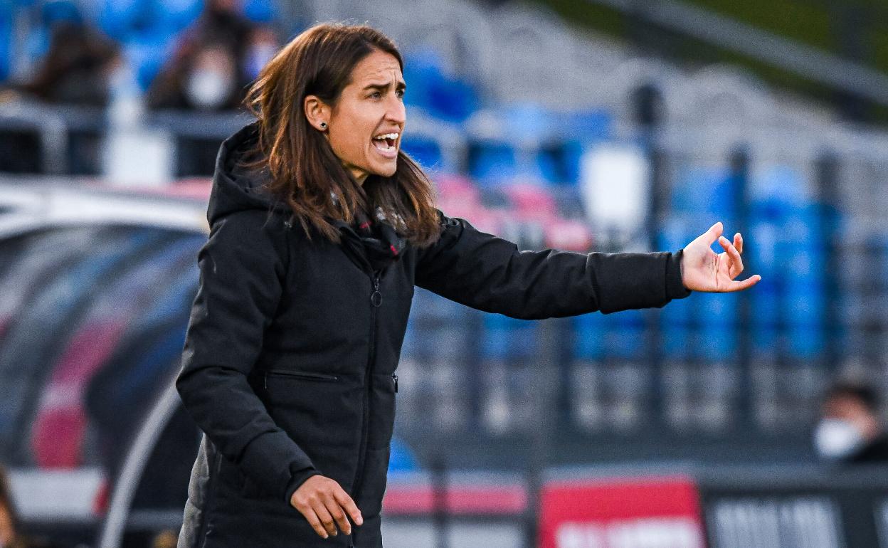 Iraia, en un partido del Athletic.