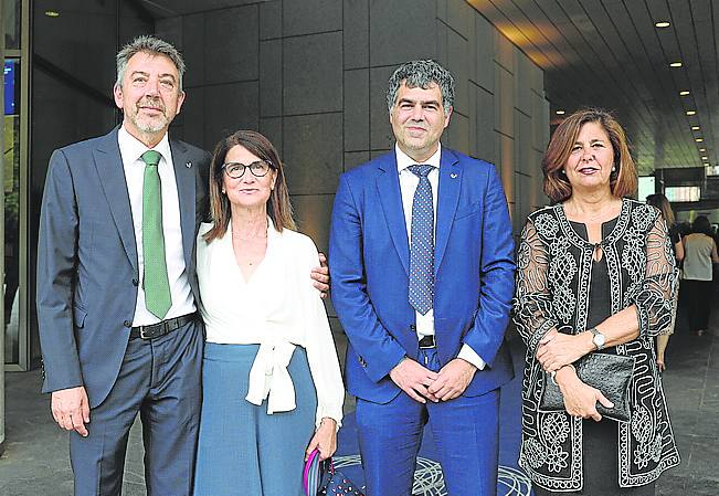 Guillermo Quindós, Elena González Miranda, Gorka Moreno y María Luisa Molina. 