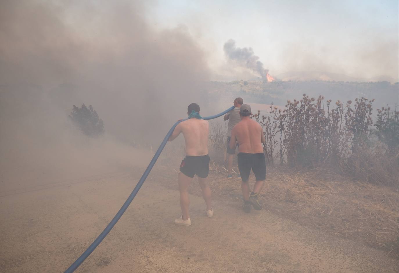 Fotos: Navarra, en estado de máxima alerta por los incendios