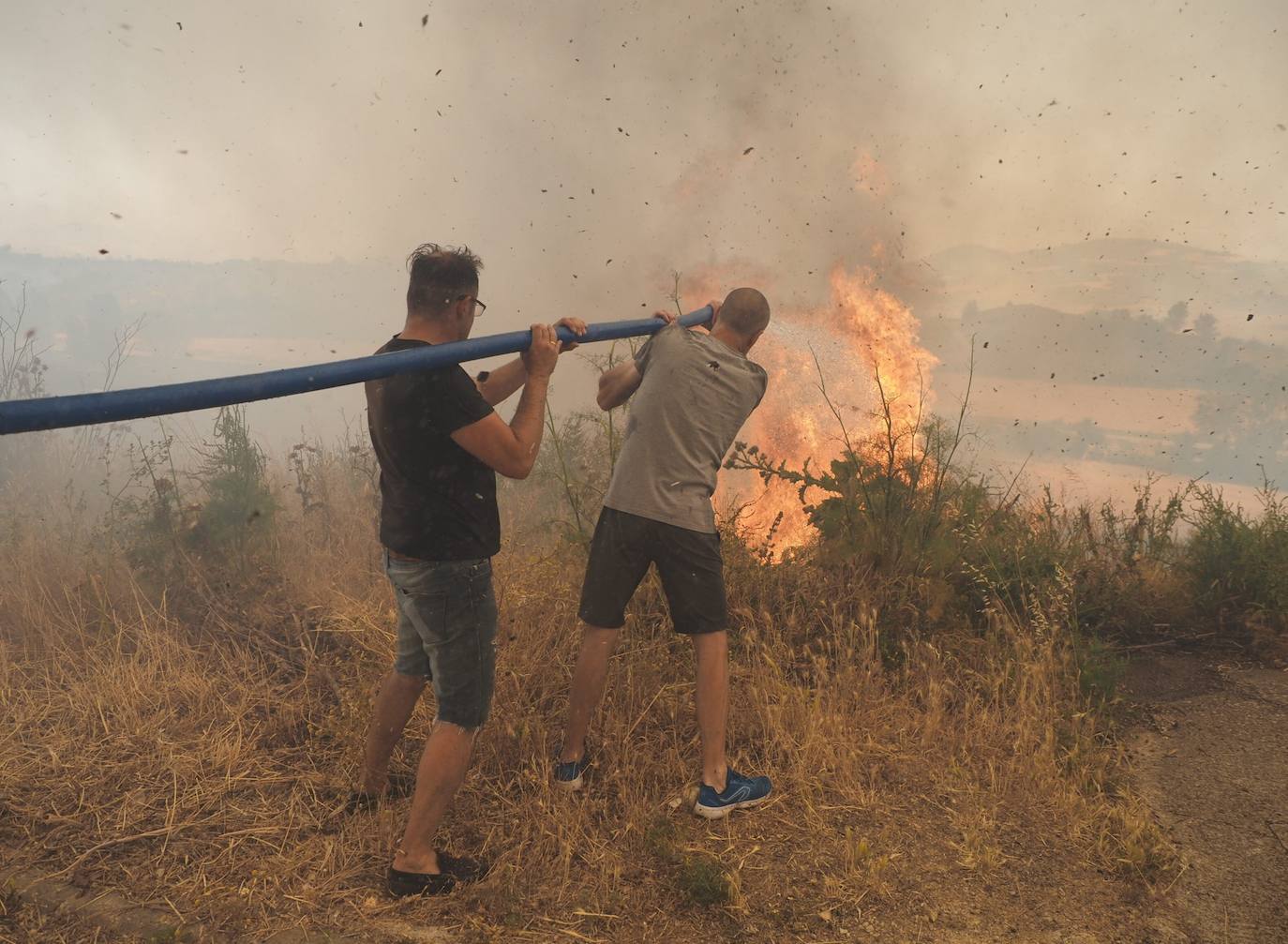 Fotos: Navarra, en estado de máxima alerta por los incendios