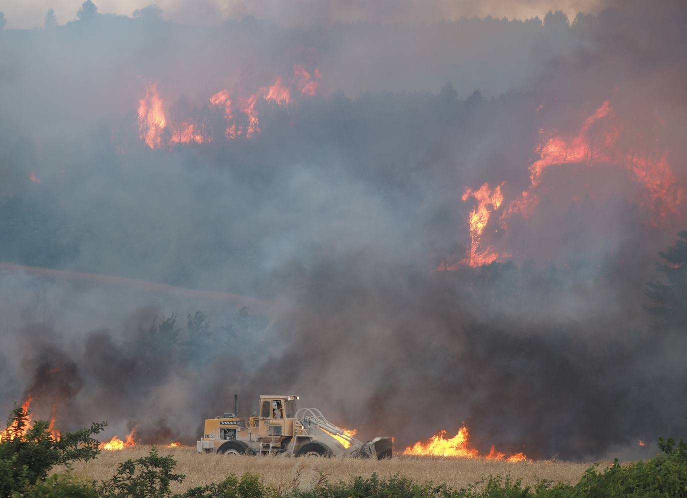 Fotos: Navarra, en estado de máxima alerta por los incendios