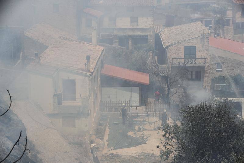 Fotos: Navarra arde por el calor extremo