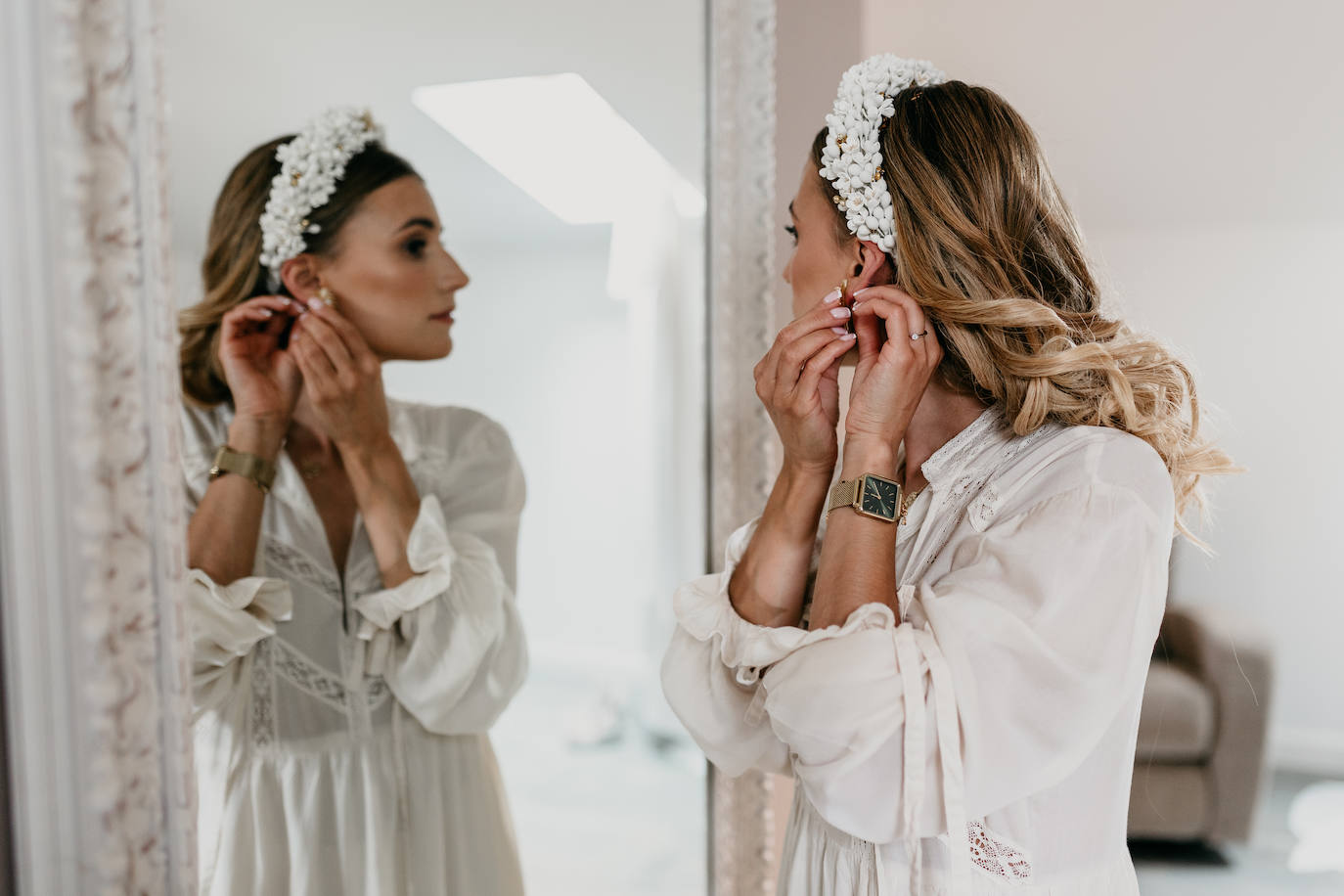 Fotos: Sí, es posible transformar un &#039;look bridal&#039; solo con los accesorios: la novia vizcaína que lo consiguió
