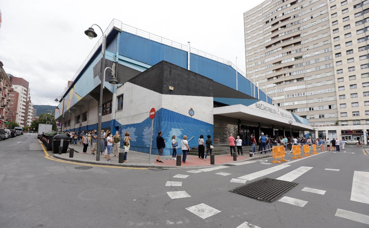 La Casilla, cuando era un vacunódromo. 