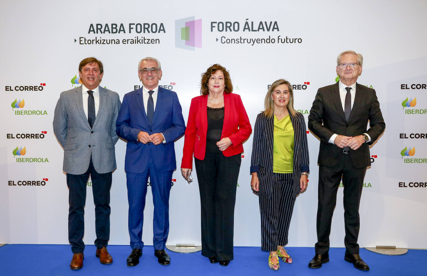 Carlos Ibarlucea, Eduardo Aguinaco, Itziar Gonzalo de Zuazo, Irma Basterra y Emilio Sola.