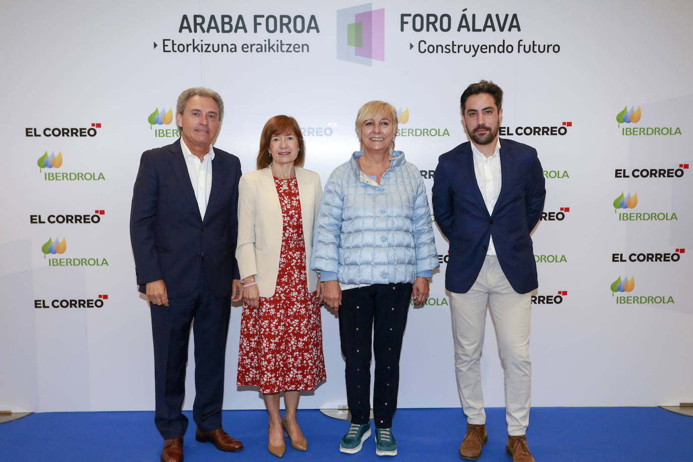 Joseba Ciarsolo, Manoli Igartua, Izaskun Moyúa y Jon Nogales.