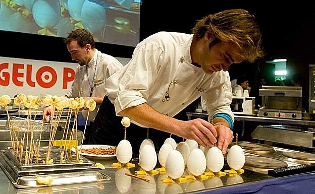 González, en el congreso Lo Mejor de la Gastronomía de San Sebastián de 2005.