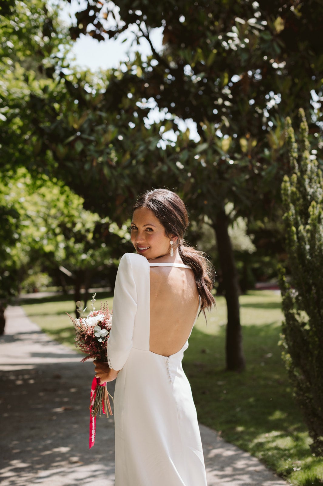 Fotos: La novia de Algorta a la que destrozaron el vestido tres días antes de la boda