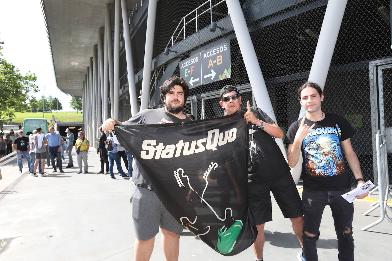 Ambiente en el festival.
