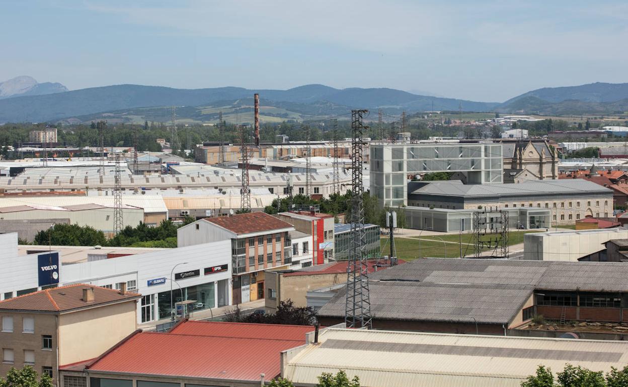 Vista del polígono industrial de Betoño, en Vitoria.