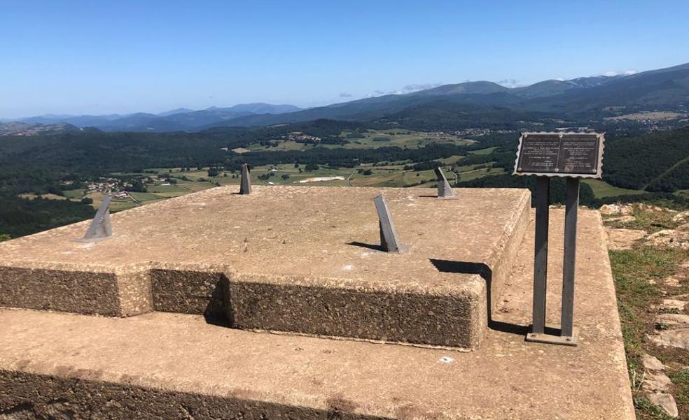 Así se encontraba este martes el emplazamiento de la cruz.