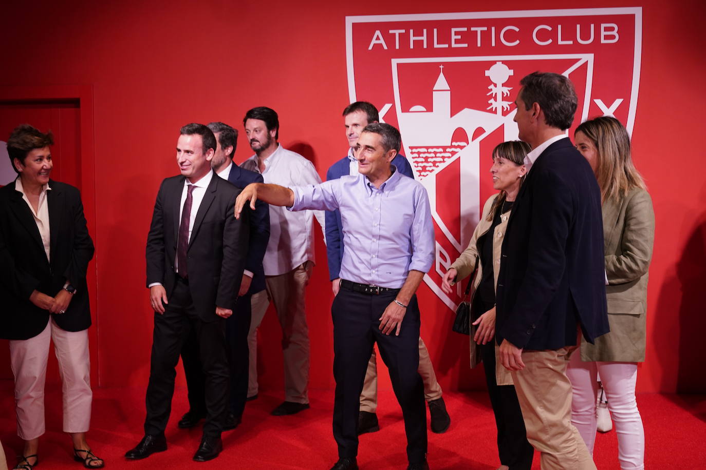 Fotos: Las imágenes de la presentación de Valverde como entrenador del Athletic