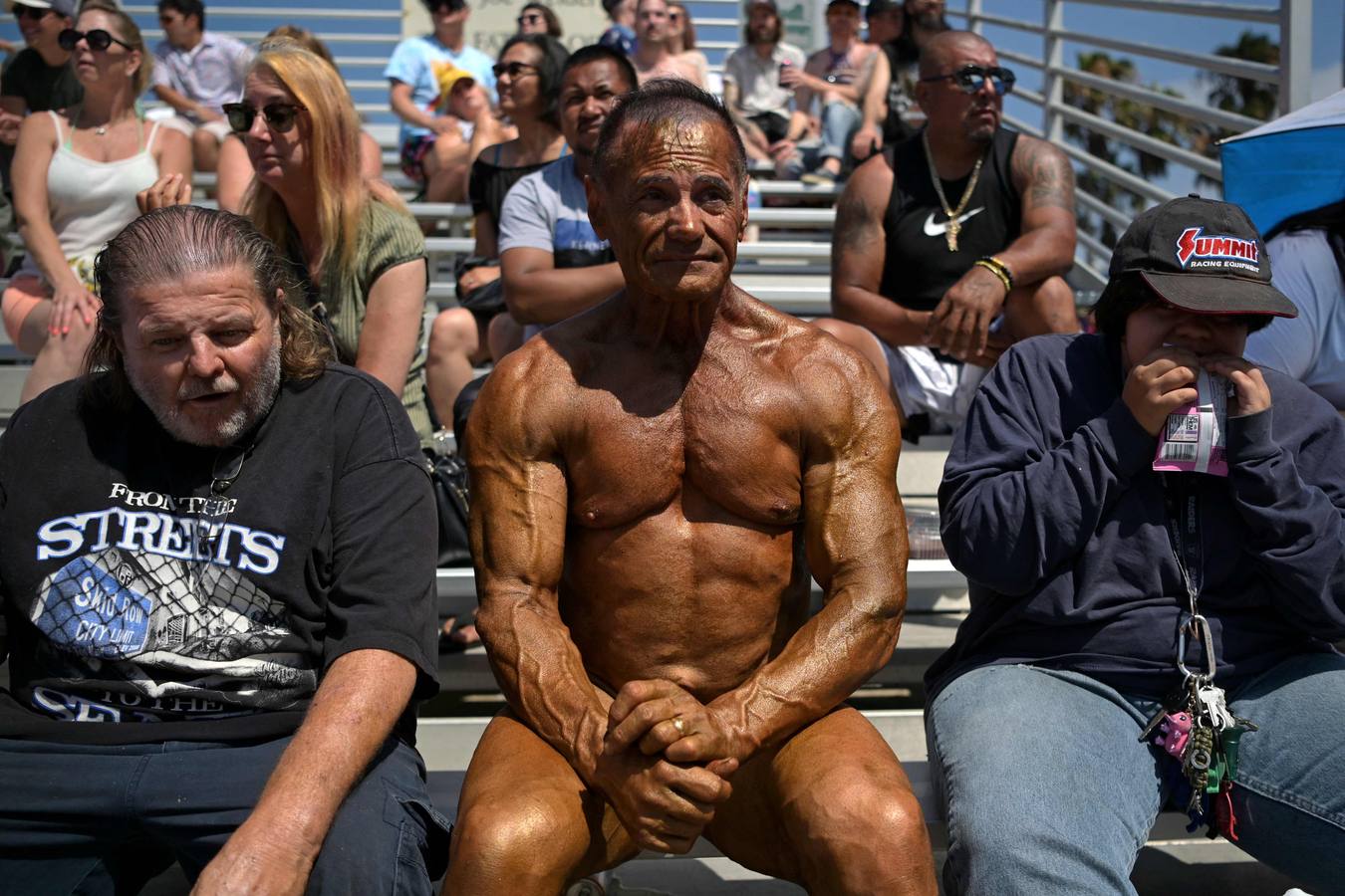 Fotos: Los culturistas se exhiben en la histórica cita de Venice