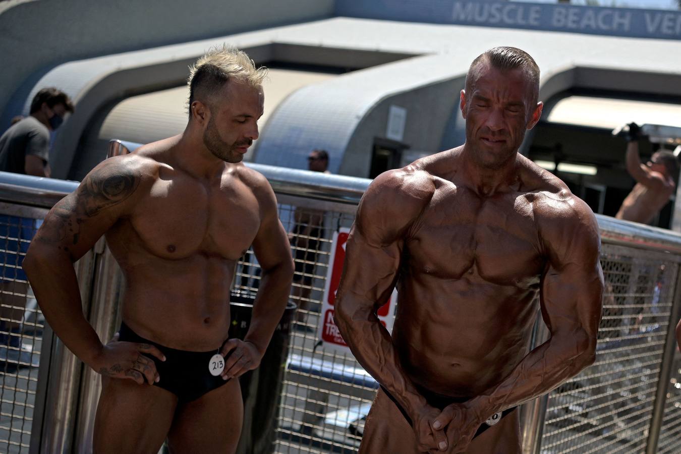 Fotos: Los culturistas se exhiben en la histórica cita de Venice