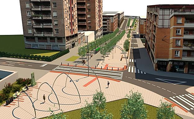 La calle contará con zonas de estancia renovadas y más arbolado. 