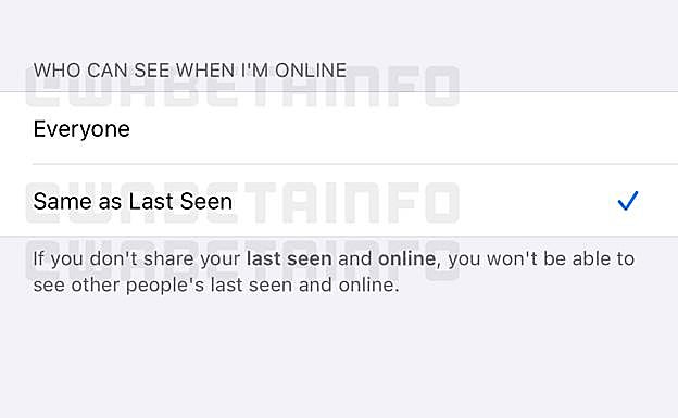 Nueva pantalla de ajustes de privacidad en WhatsApp