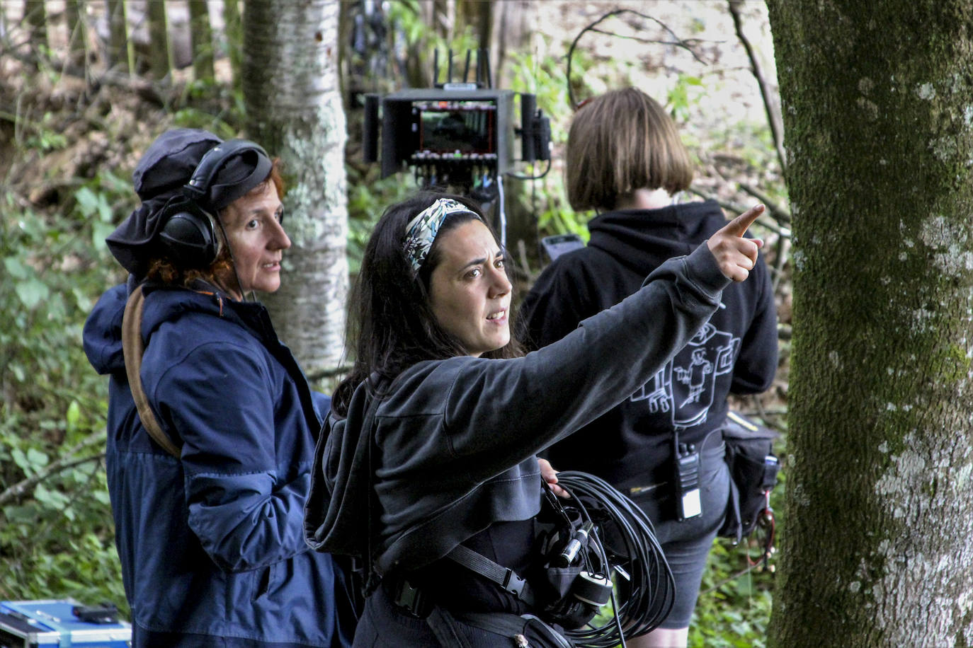 Fotos: Las imágenes del rodaje en Llodio del primer largometraje de Estíbaliz Urresola
