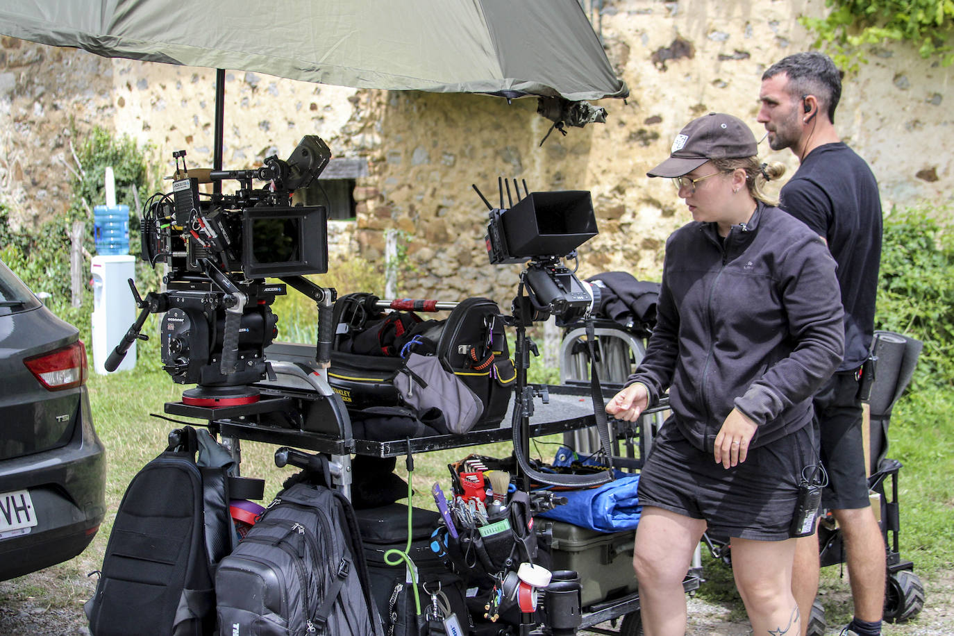 Fotos: Las imágenes del rodaje en Llodio del primer largometraje de Estíbaliz Urresola