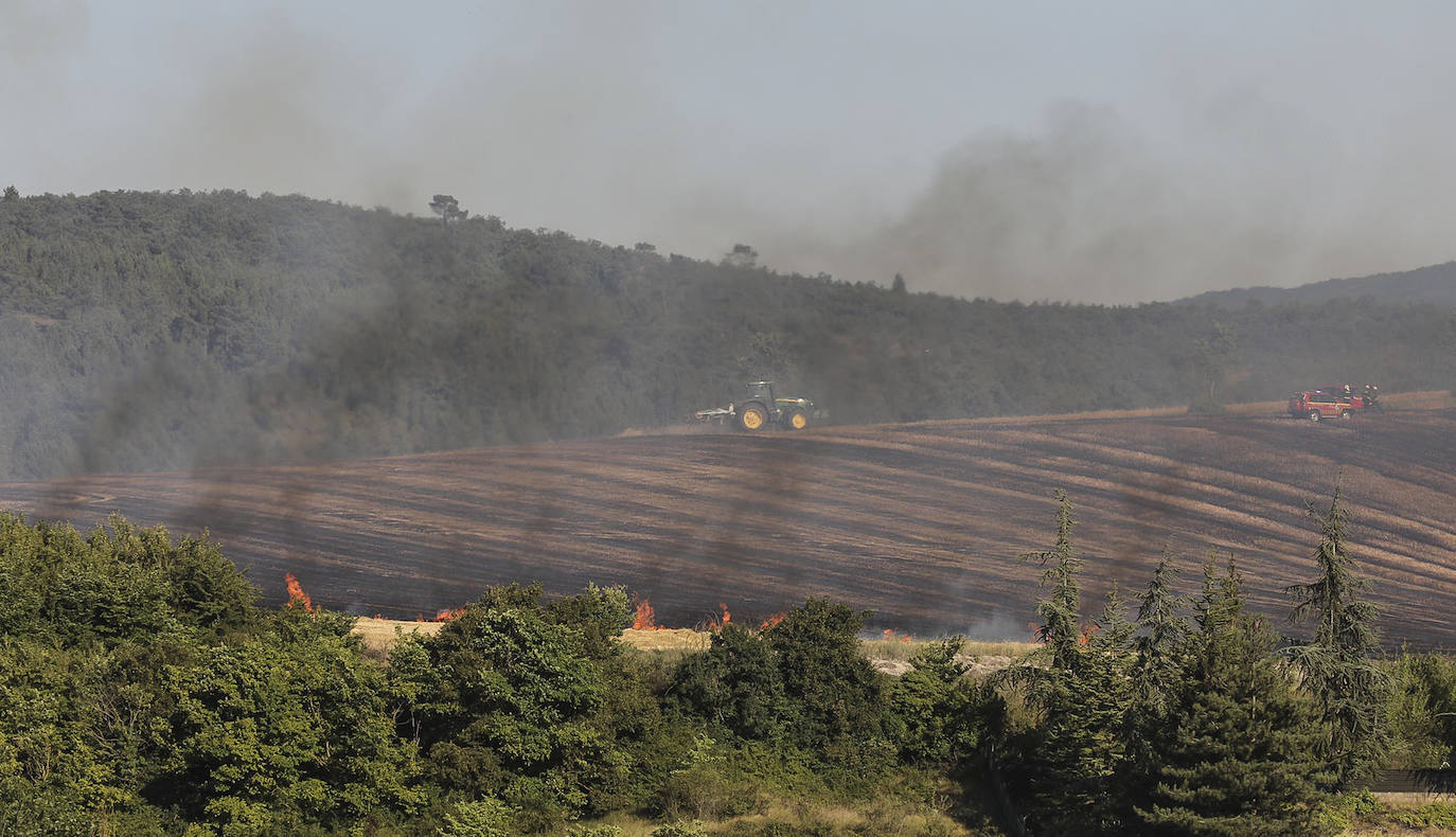 Fotos: El incendio de Mendiola, en imágenes