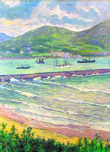 Imagen - 'Puerto de Bilbao', de Darío de Regoyos. 