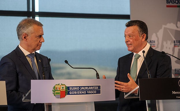 Emilio Titos en conversación pública con el lehendakari Iñigo Urkullu