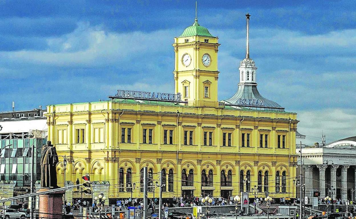 Estación Nikoláievski, en Moscú. 