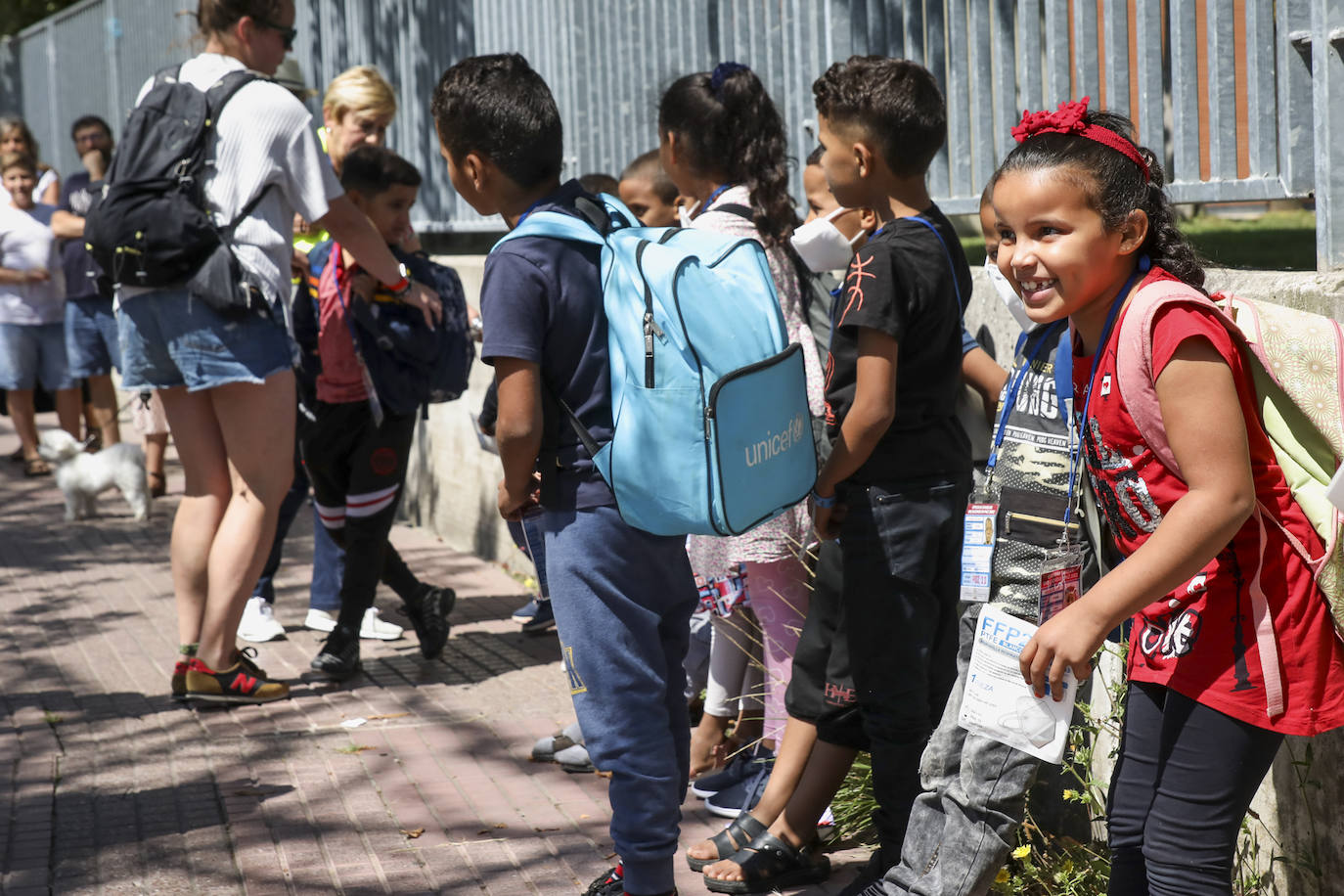 Fotos: Así ha sido la llegada de los niños saharauis a Álava