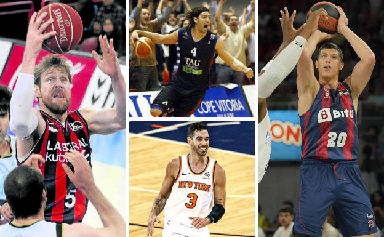 Nocioni, Calderón, Macijauskas, Scola, Splitter, Dragic, Teletovic, Bertans, Poirier, Vildoza y Fontecchio han ido del Baskonia a la NBA.