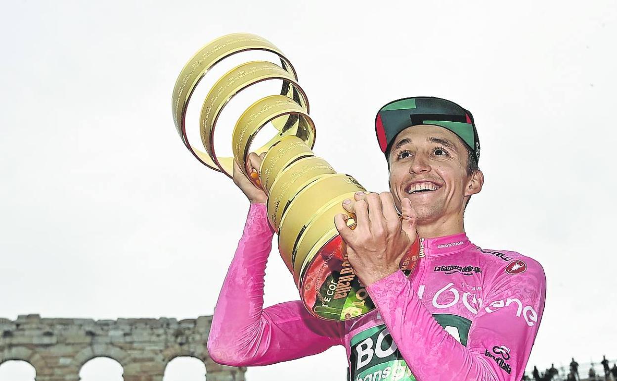 Jai Hindley, ganador del último Giro de Italia.