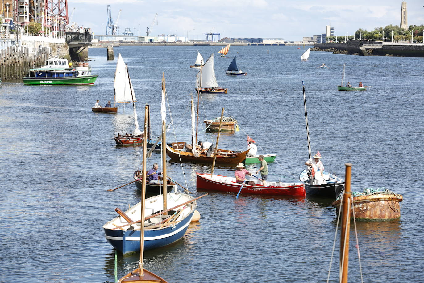 Fotos: La fiesta de los bateles toma la ría de Portugalete