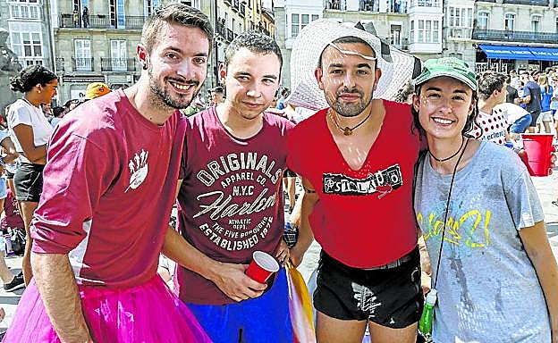 Arkaitz Molinuevo, Egoitz González, Borja Ruiz de Velasco y Arantza Fernández.