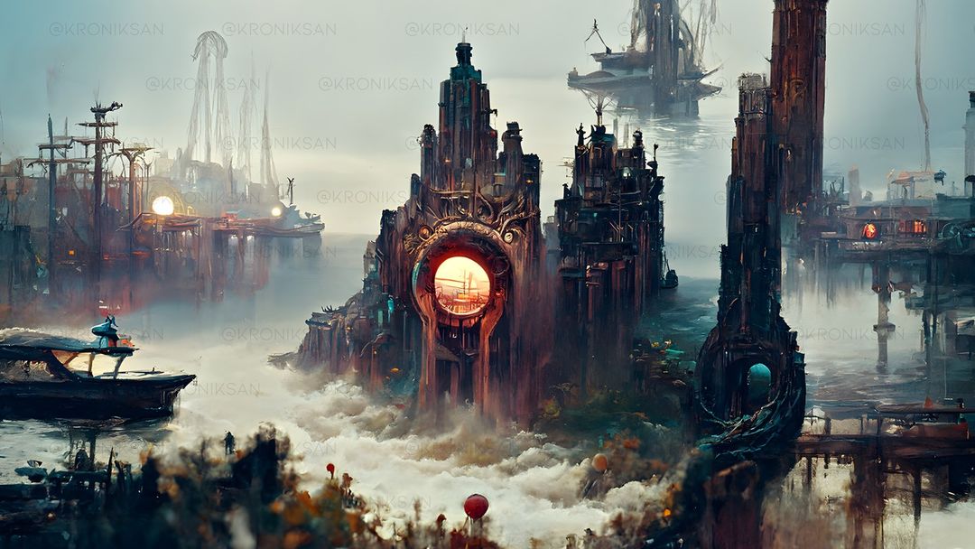 Imagen generada con la IA Disco Diffusion