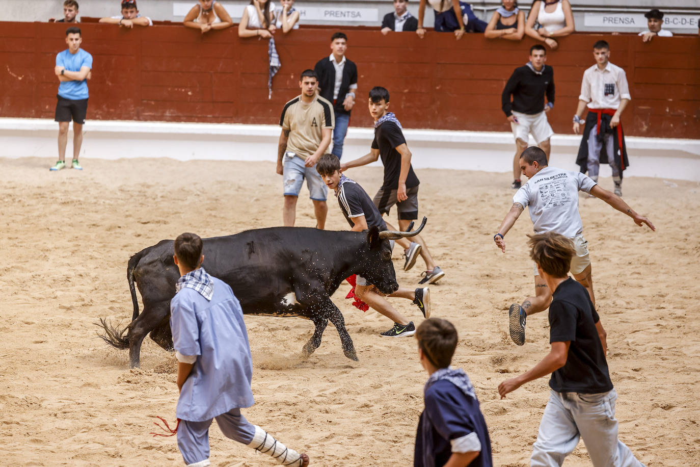 Fotos: Miles de vitorianos disfrutan con el &#039;grand prix&#039; y vaquillas del Iradier