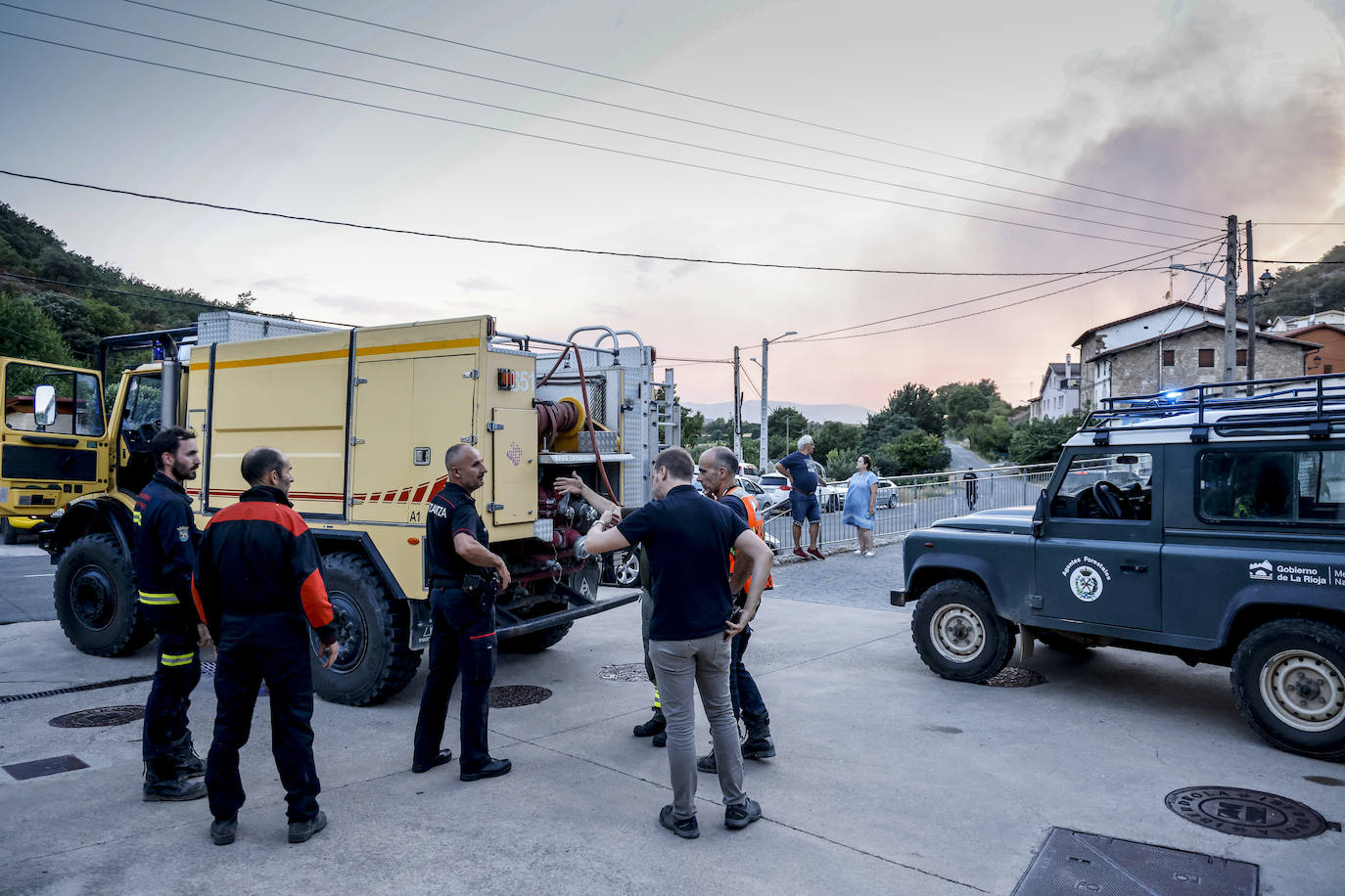 Fotos: Imágenes del incendio declarado en Zambrana