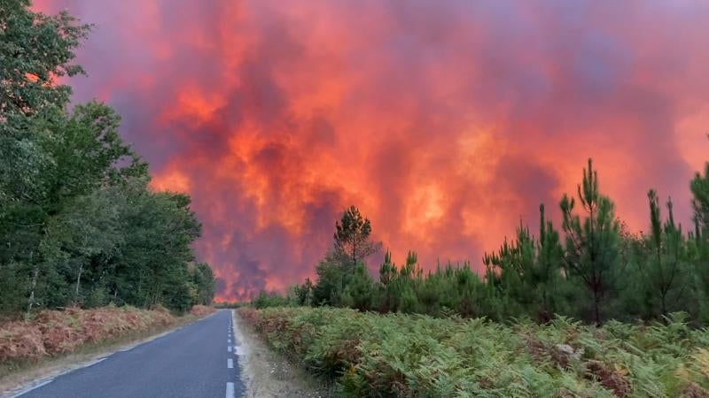 Fotos: Las espectaculares fotos del incendio