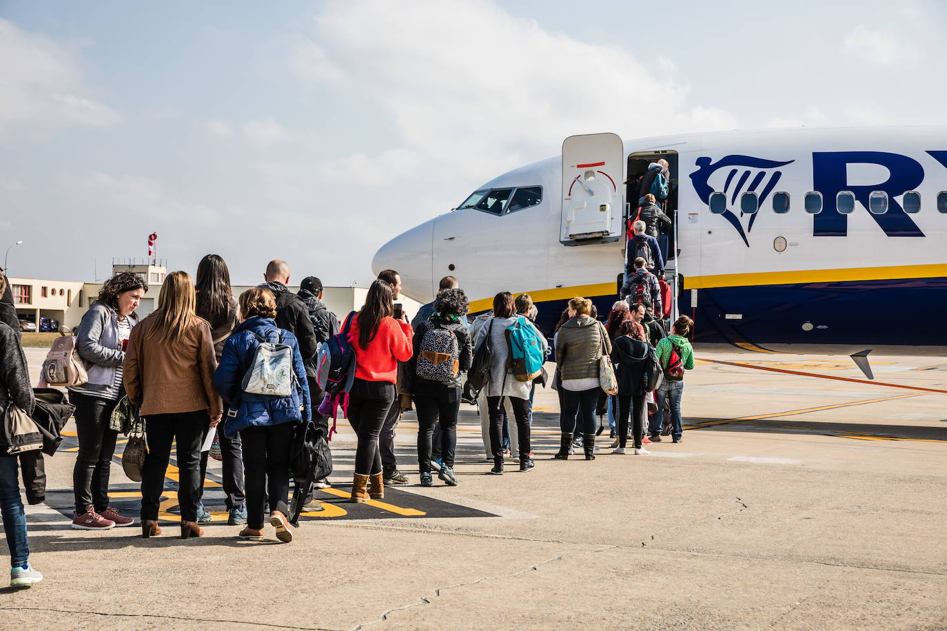 Pasajeros en Foronda.