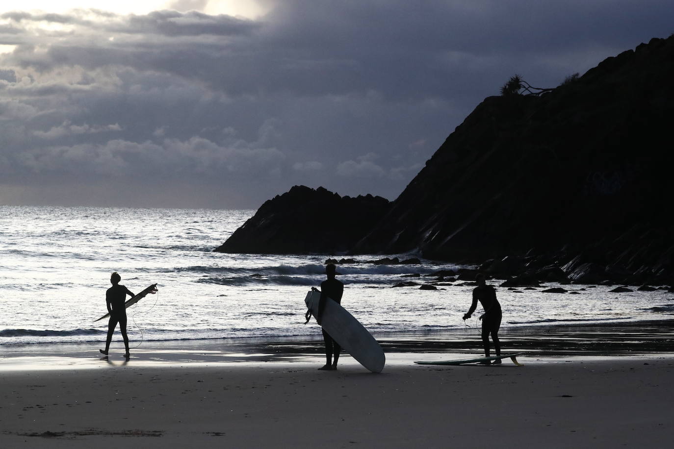 Fotos: Surfeando al amanecer en Australia